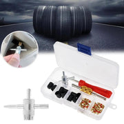 33pcs/Set Car Bicycle Tire Valve Core Installation Tool Repair Kit, Specifications: B