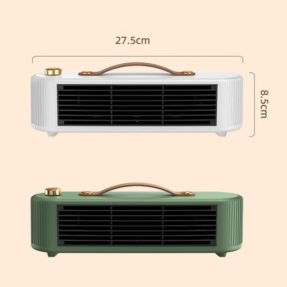 FS007 800W Home Desktop Heater Large Area PTC Heating Device, Spec: US Plug(Green)