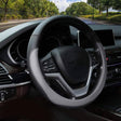 38cm Cars Universal Microfiber Steering Wheel Cover(Gray) - Steering Wheel Accessories by PMc TechLife | Online Shopping South Africa | PMc TechLife | Buy Now Pay Later Mobicred