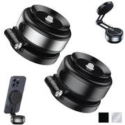 Car Navigation Eectric Vacuum Magnetic Suction Cup Multifunctional Bracket(Silver)