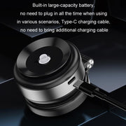 Car Navigation Eectric Vacuum Magnetic Suction Cup Multifunctional Bracket(Silver)