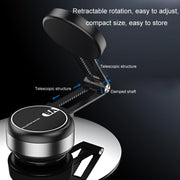 Car Navigation Eectric Vacuum Magnetic Suction Cup Multifunctional Bracket(Silver)