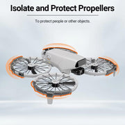 For DJI Flip CYNOVA FL-FZT-CY Paddle Impact Protectors(Translucent Black)