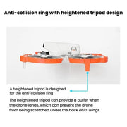 For DJI Flip Drone With Tripod Bumper Ring(Gray)