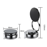 CCT28 Foldable Magnetic Car Cell Phone Navigation Holder(Black)