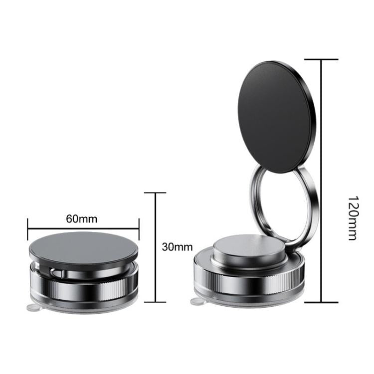 CCT28 Foldable Magnetic Car Cell Phone Navigation Holder(Black)
