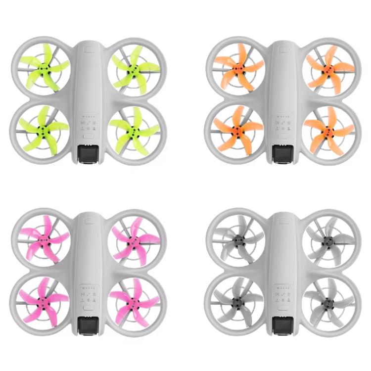 1pair For DJI Neo RCSTQ Drone 5 Blade Paddle Quick Release Replacement Blade(Pink)