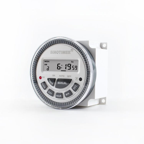SINOTIMER TM-619sH-2 220VAC 10A Digital 7-Day Timer Switch Second Control Timer