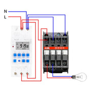 SINOTIMER TM919sA-2 220VAC 16A  1 Second Interval Programmable Digital Timer Switch 7 Days Auto ON OFF Din Rail Mounted