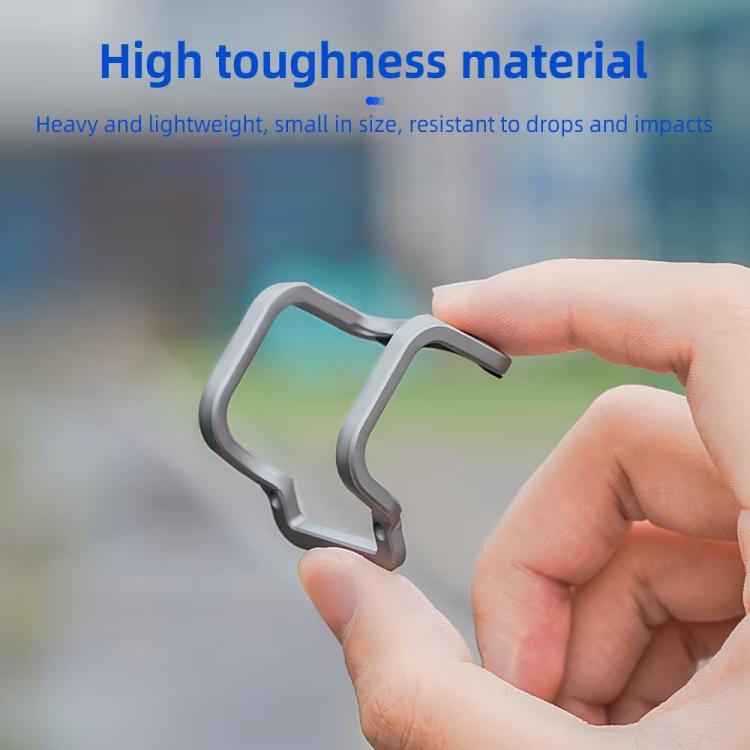 For DJI Neo BRDRC Metal Bumper Crash Bar Drone Gimbal Lens Protection Bracket Accessories(Silver)