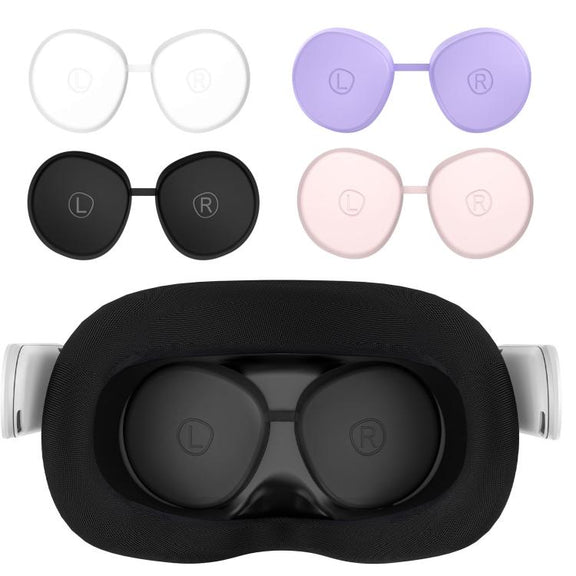For Meta Quest 3S / Quest 2 VR Lens TPU Protective Cover(Matte Pink)