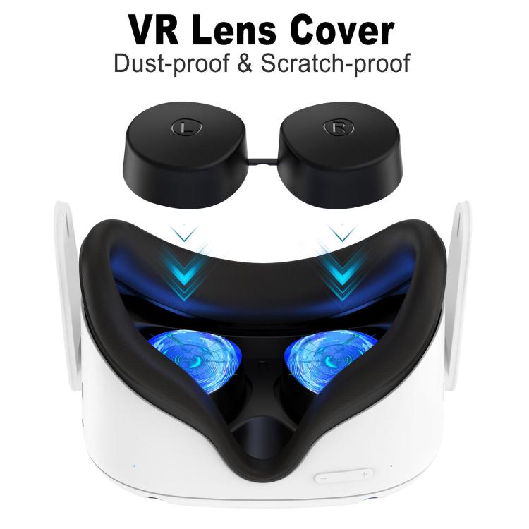 For Meta Quest 3S / Quest 2 VR Lens TPU Protective Cover(White)