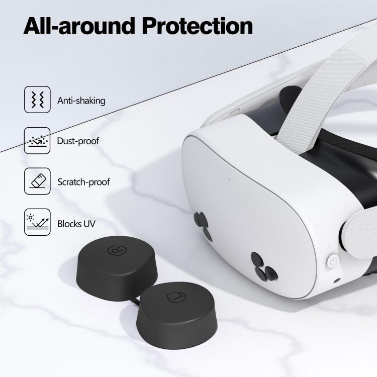For Meta Quest 3S / Quest 2 VR Lens TPU Protective Cover(Matte Pink)