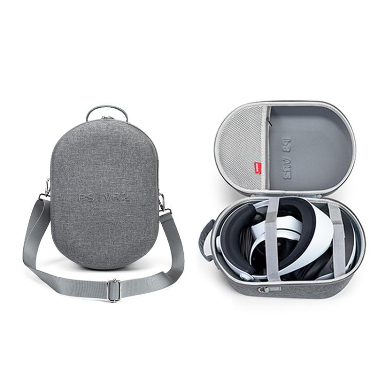 For PlayStation VR2 Portable Protective Storage Bag, Style: Shoulder Strap Dark Gray