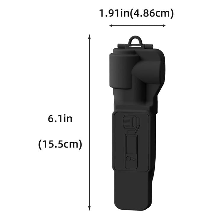 For DJI OSMO Pocket 3 BRDRC Lens Cap Camera Case Screen Protector Accessories(Blue)