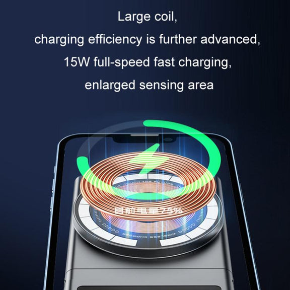 Car Air Outlet Intelligent Induction Wireless Charging Mobile Phone Holder(Gray)