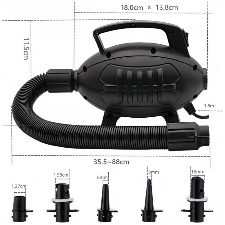 GLD-602 600W Home Brushed Mat High Power AC Electrical Inflatable Pump EU Plug