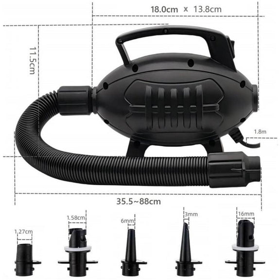 GLD-602 600W Home Brushed Mat High Power AC Electrical Inflatable Pump EU Plug