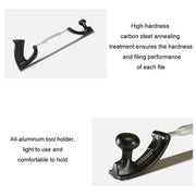Body Sheet Metal Data Restoration Grinding File, Specifications: Tool Holder + Blade Middle Teeth