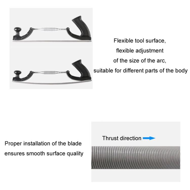 Body Sheet Metal Data Restoration Grinding File, Specifications: Tool Holder + Blade Middle Teeth