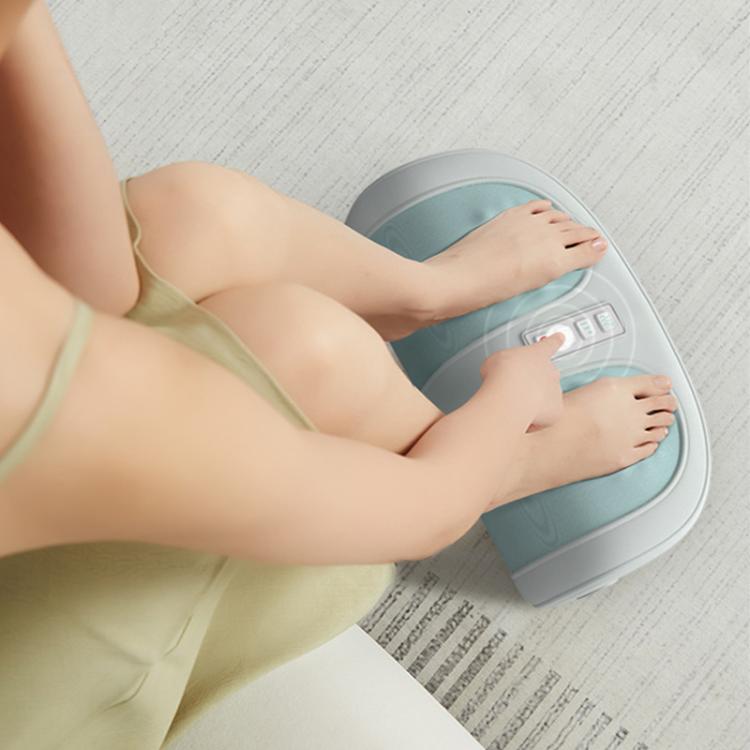 Z5 Dual-frequency Red Light Constant Temperature Hot Compress Foot Massager, Spec: US Plug(Black)