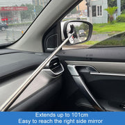 Retractable Windshield Cleaning Brush Scrubbing And Defogging 3 In 1 Car Wash Kit(Blue)