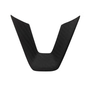 For Tesla Model 3 Car Modification Interior Carbon Fiber Steering Wheel Patch, Style: Matte