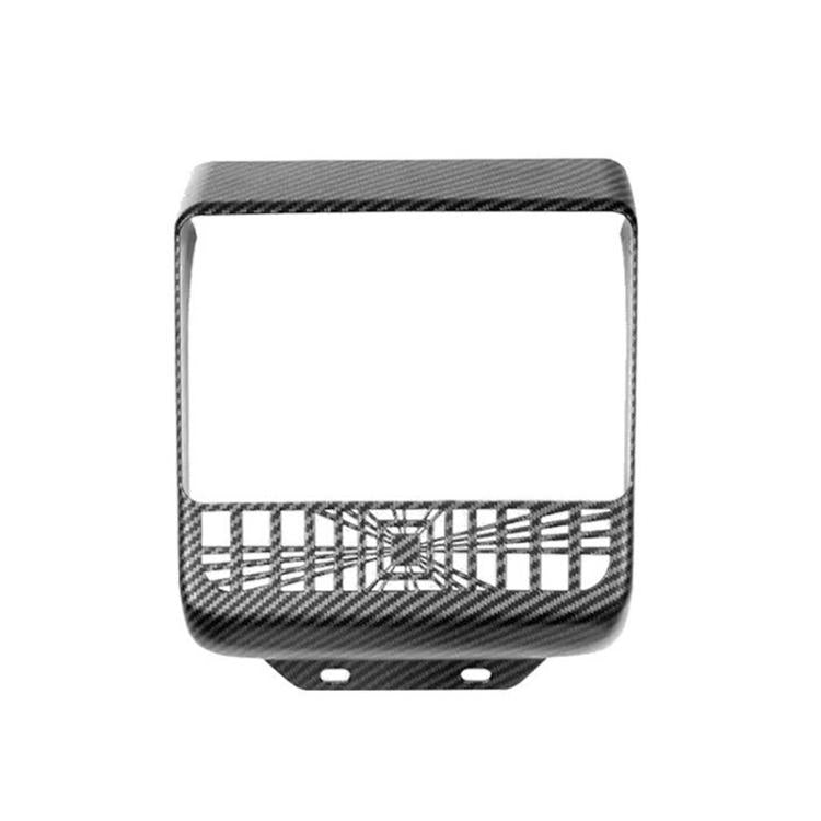 For Tesla New Model 3 / Y Car Rear Air Conditioning Vent Protection Frame, Style: Matte Carbon Pattern