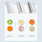 CY-661 3-in-1 Kitchen Multifunctional Roller Electric Vegetable Cutter, Spec: White Wireless Model