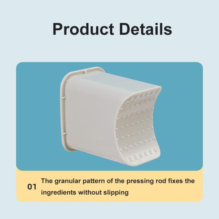 CY-661 3-in-1 Kitchen Multifunctional Roller Electric Vegetable Cutter, Spec: White EU Plug