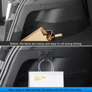 For Tesla Model Y Car Hidden Trunk Modification Button Folding Hook(Black)