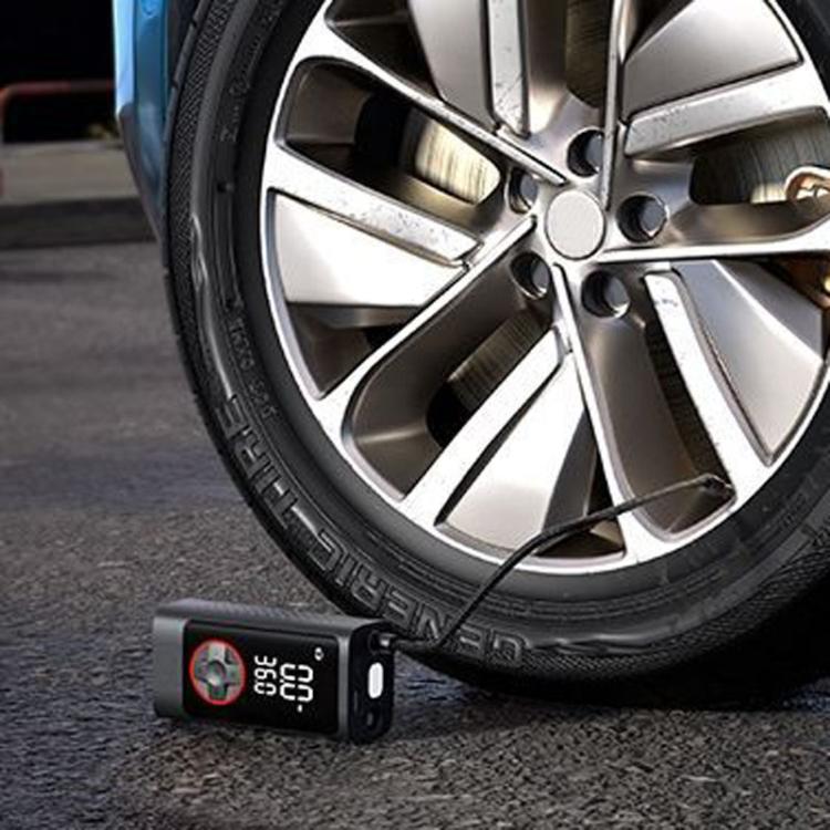 ATJ-004 Smart Wireless Digital Display Portable Car Tire Pump Multi-Function Inflator(Lithium Battery Model)