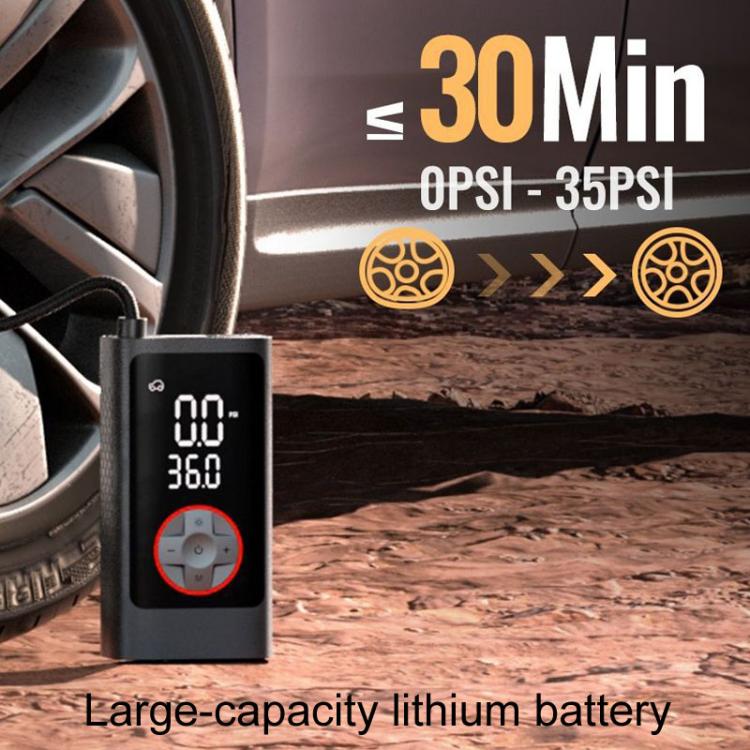 ATJ-004 Smart Wireless Digital Display Portable Car Tire Pump Multi-Function Inflator(Lithium Battery Model)