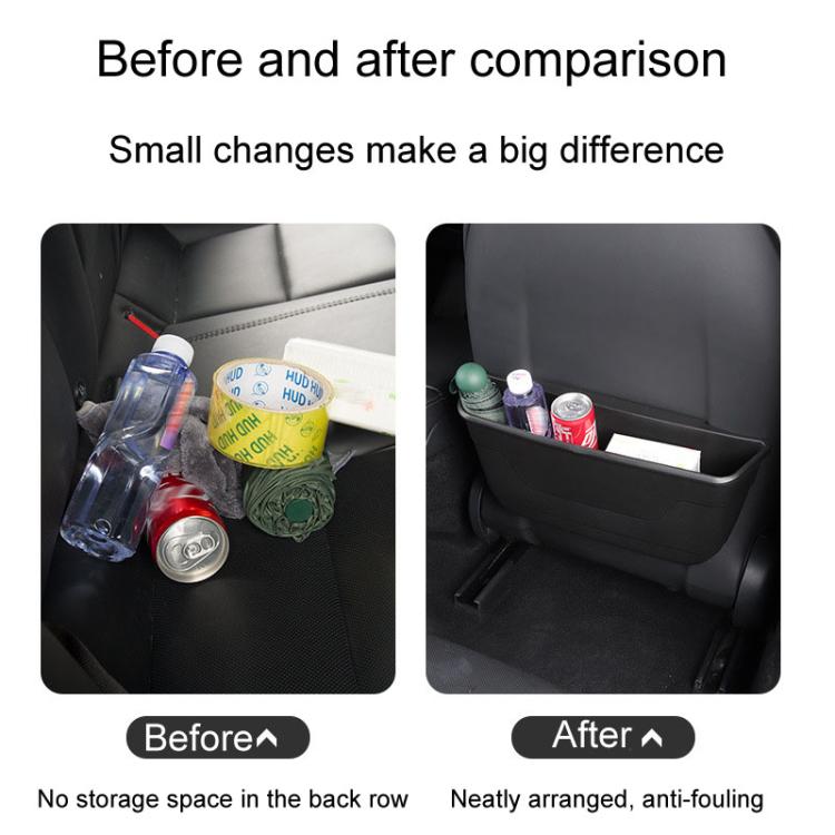 For Tesla New Model 3 Car Seat Rear Wet And Dry Storage Boxes