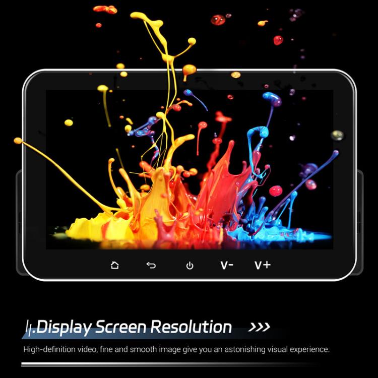 7 inch Horizontal Screen Android 13.0 Single Spindle Universal Car Multimedia Player, Style: Standard+Camera+Mic