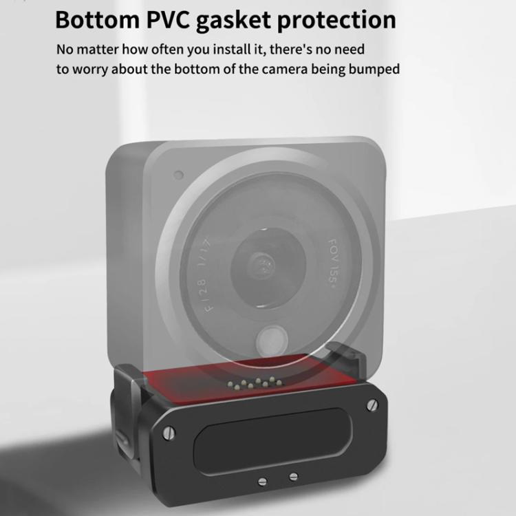 For DJI Osmo Action 2 Camera Magnetic Charging Base with 1/4 Inch & Arri Hole, Spec: Only Base
