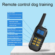 T720 1000m Pet Intelligent Electric Shock Remote Control Dog Training Device(Red)