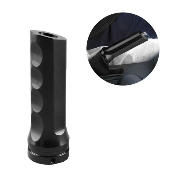Car Modified Sluminum Slloy Handbrake Cover Universal Handbrake Handle Protector(Black)
