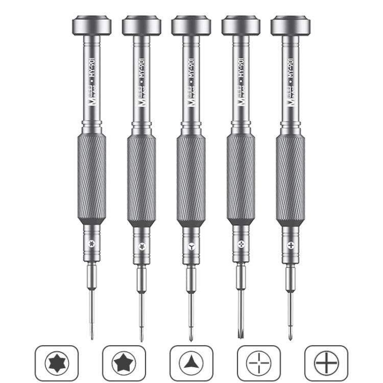 MaAnt MY-901 High-precision Screwdriver Mobile Phone Repair Disassembly Tools, Style: Five Star