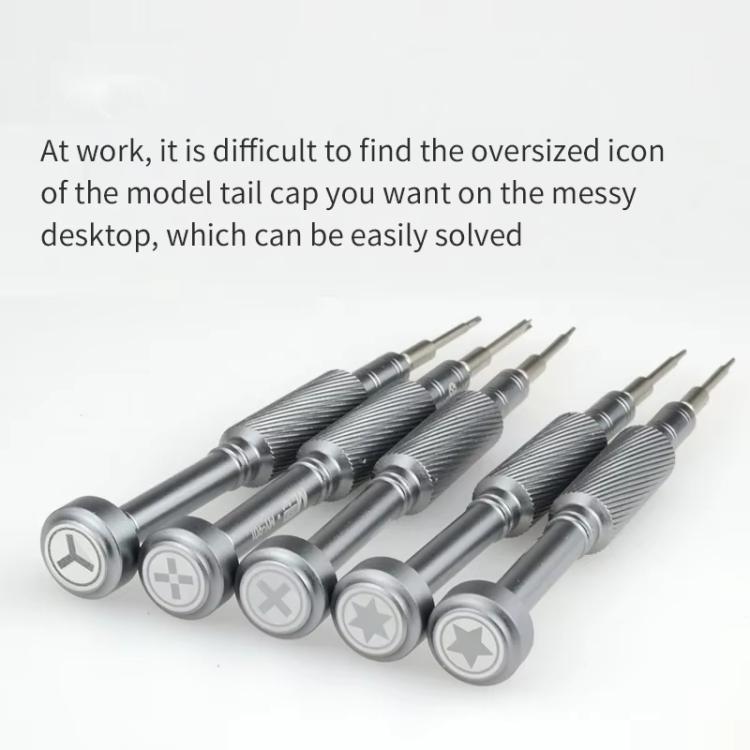 MaAnt MY-901 High-precision Screwdriver Mobile Phone Repair Disassembly Tools, Style: Five Star