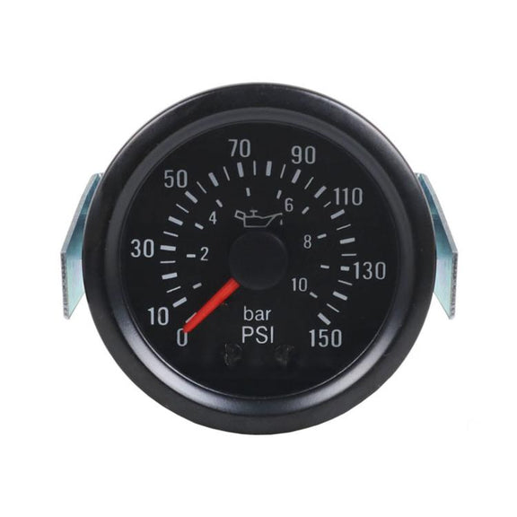 Car Modification Instrument Dual Scale Direct Sensor Oil Pressure Gauge