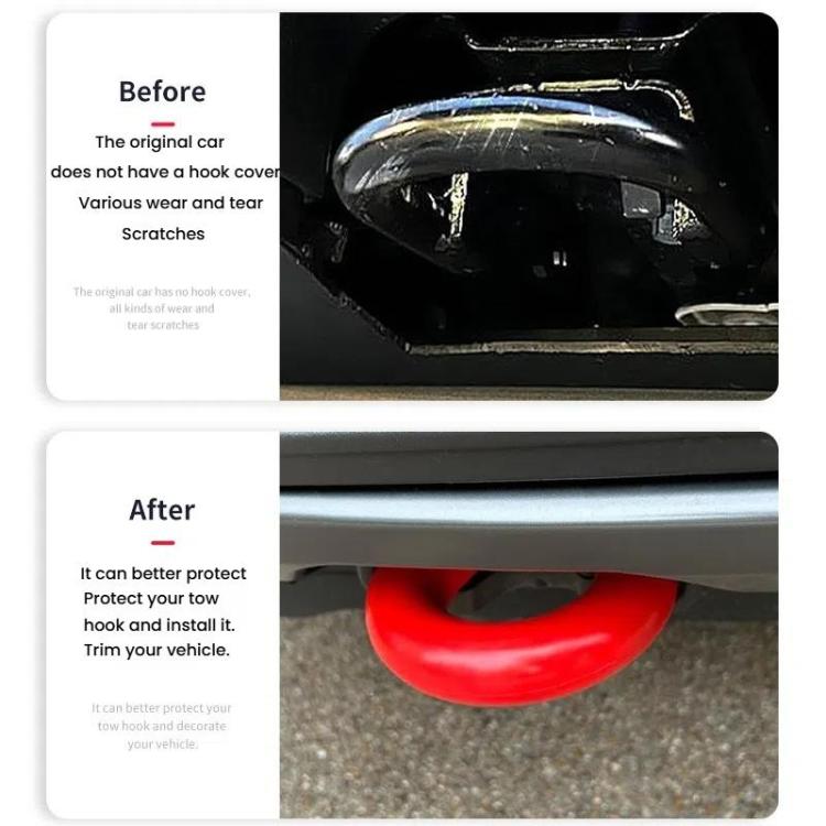 For Ford/Toyota Trailer Hitch Protection Ccover(White)