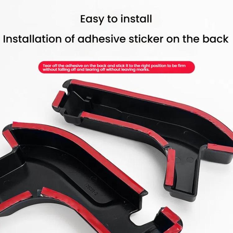 For Jeep Wrangler JL Rear Window Cable Decorative Cover(Black)