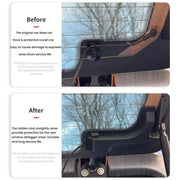 For Jeep Wrangler JL Rear Window Cable Decorative Cover(Black)