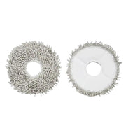 2pcs /Pack Mop Pads Rag For Ecovacs DEEBOT X1 TURBO / X1 PLUS/ X1 OMNI / T10 TURBO(Gray)