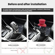 Wolf Head Detachable Car Manual Gear Lever Modification(Green)