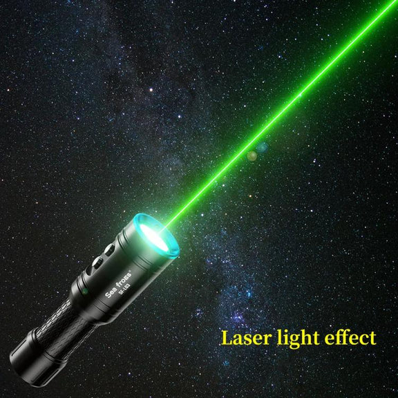 Sea Frogs  SF-L03 100m/325FT IPX8 Underwater Video Light 1000 lm Diving Flashlight(Blue)