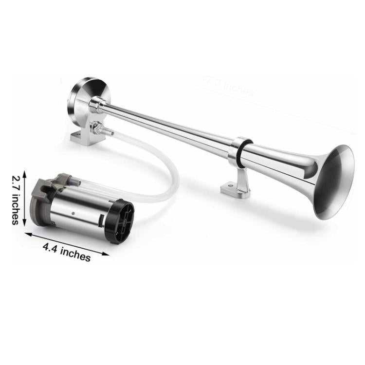 12V Car Electric Horn Air Pump Compressor(Silver)