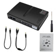 Uninterruptible Power Supply with DC Output 5V/9V/12V for Router, Modem, Security Camera, Mobile Phone EU Plug - Battery Storage Box by PMc TechLife | Online Shopping South Africa | PMc TechLife | Buy Now Pay Later Mobicred