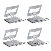 Blueendless 4K/60Hz Multifunctional Docking Station Tablet Holder, Spec: 10-in-1 Ethernet Port Rotating